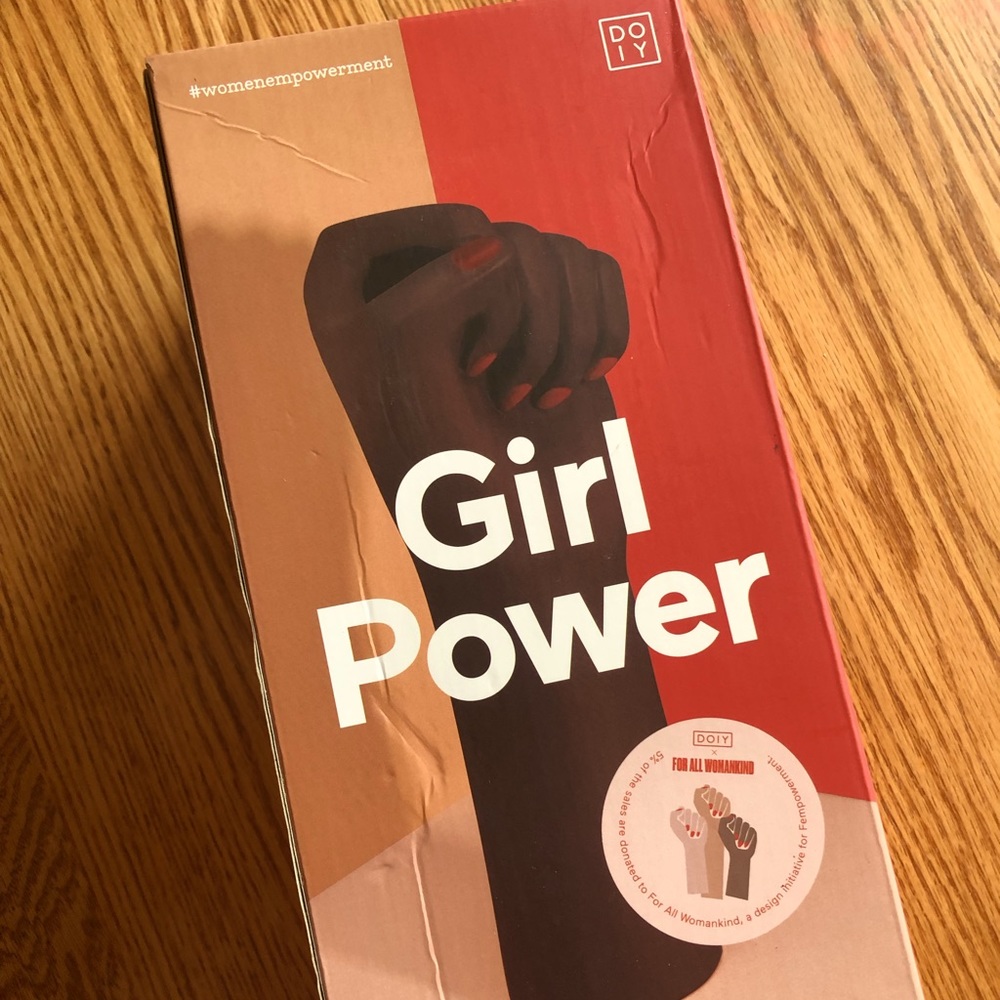 DOIY x For All Womankind Girl Power Fist Vase